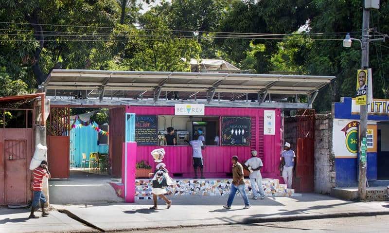 Haiti Ice cream parlor Bel Rev